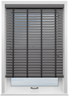 Ecowood Deluxe, Chic Grey Fine Grain - Motorised Venetian Blind